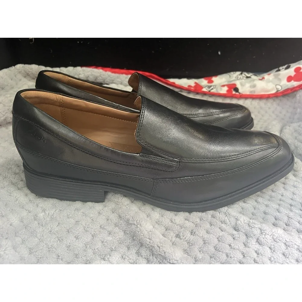 Clarks Men Dress Shoes Slip on‎ Black Size 11.5 21938